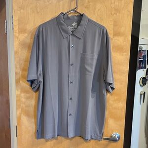 Tommy Bahama Men's Gray Button Down Shirt
